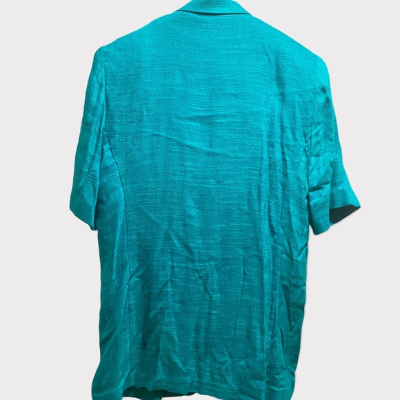 Classic 80s retro short sleeve 1 button blazer by worthington - Picture 5 of 5